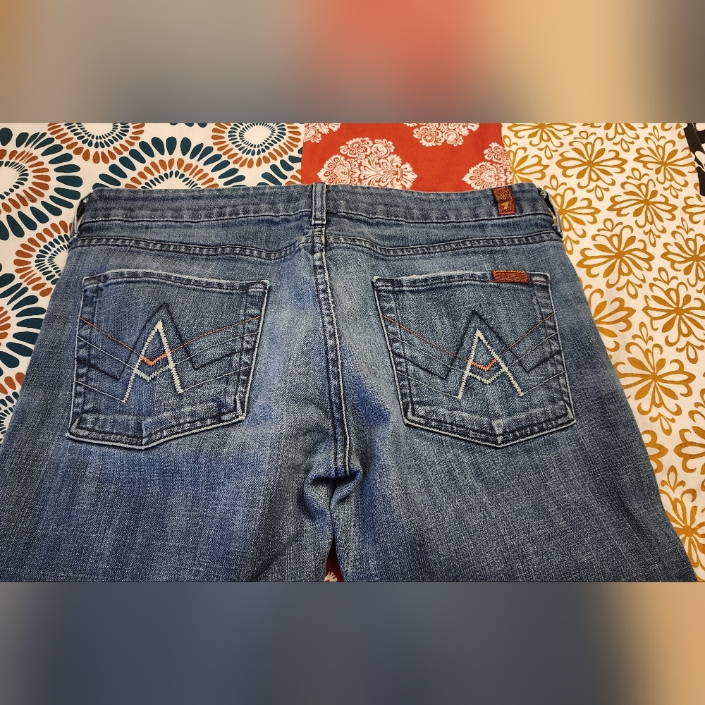 7 for all mankind crop jeans